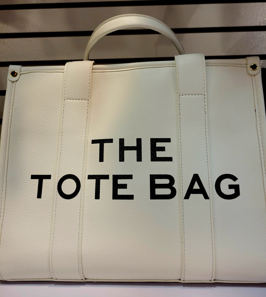 White The Tote Bag