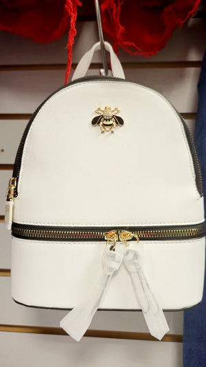 White Bee Backpack