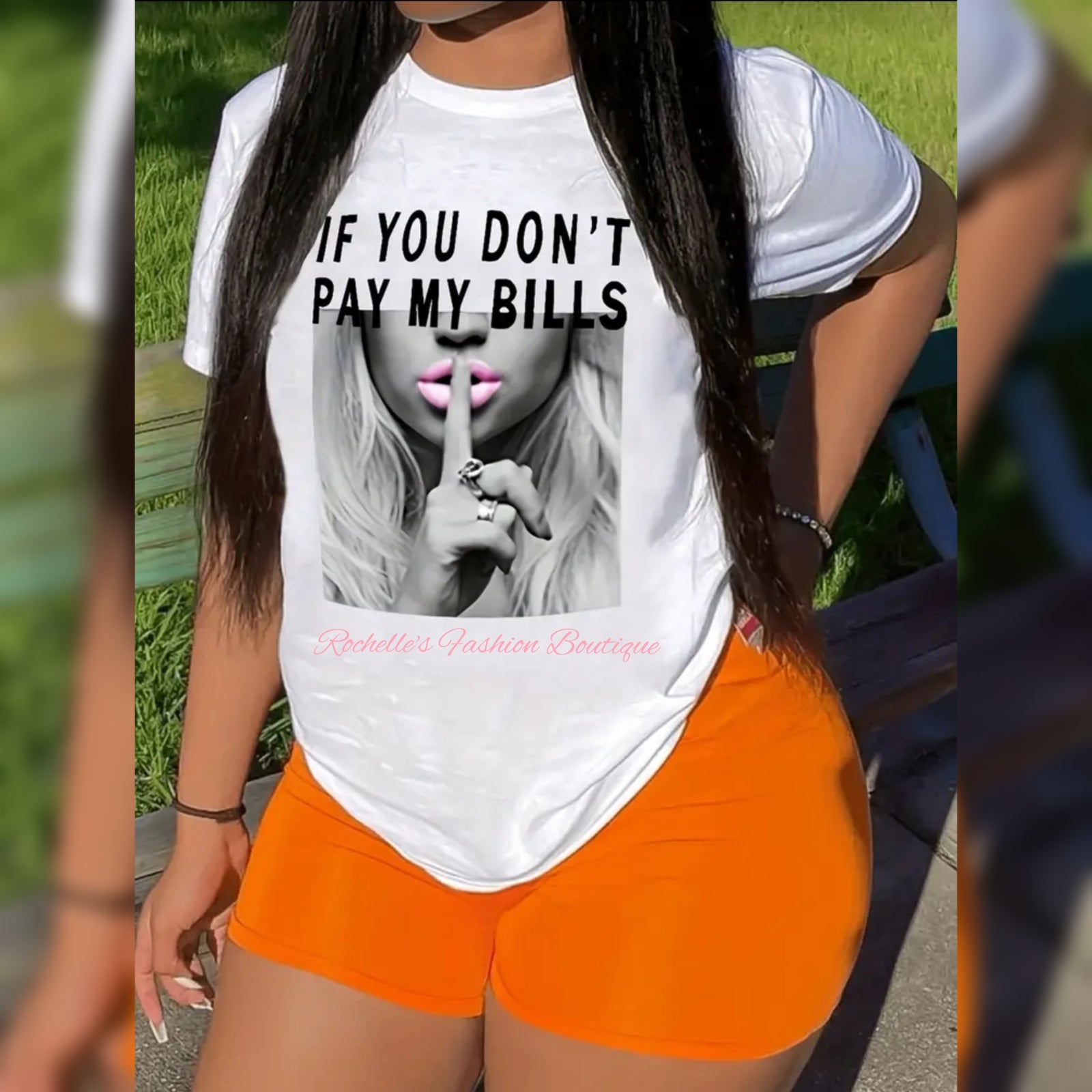 White You Don't Pay My Bills T Shirt