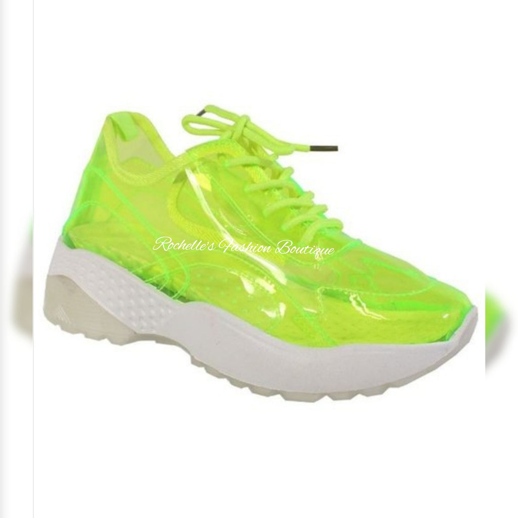 MELVIN-WH LIME SNEAKERS