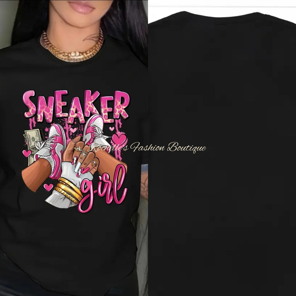Pink Sneaker Girl T-Shirt