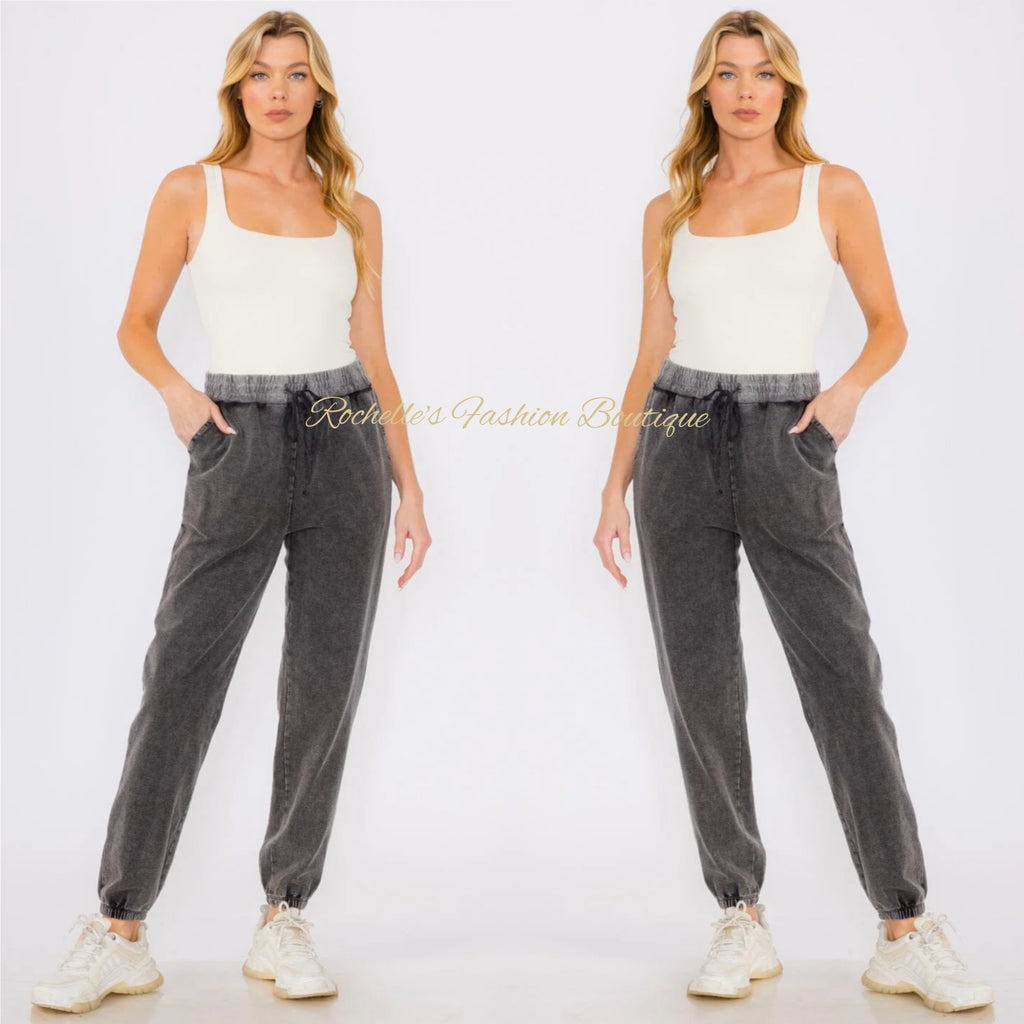 Charo Front Pockets Jogger Pants