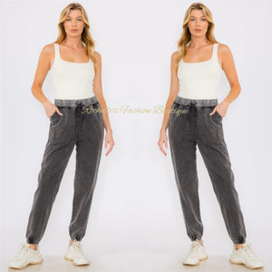 Charo Front Pockets Jogger Pants