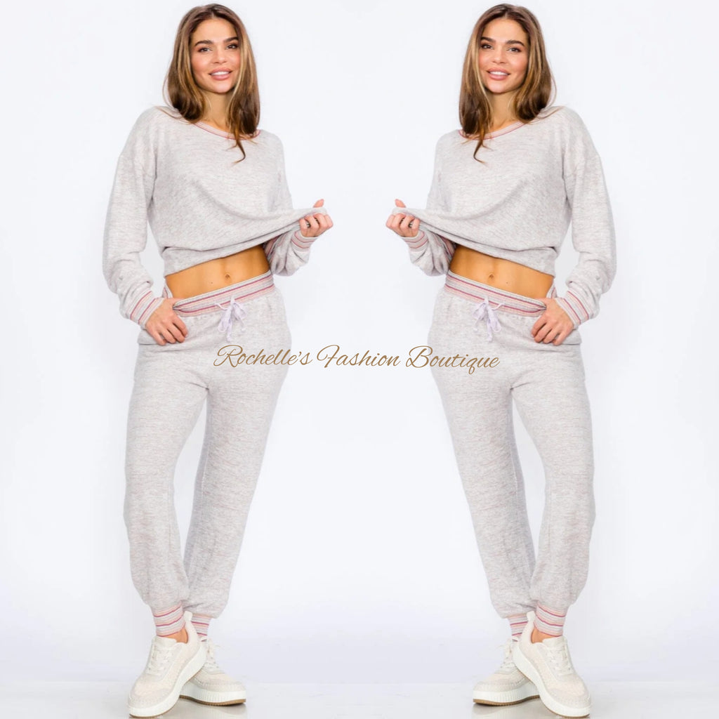 Lite Grey Soft Jogger Pants