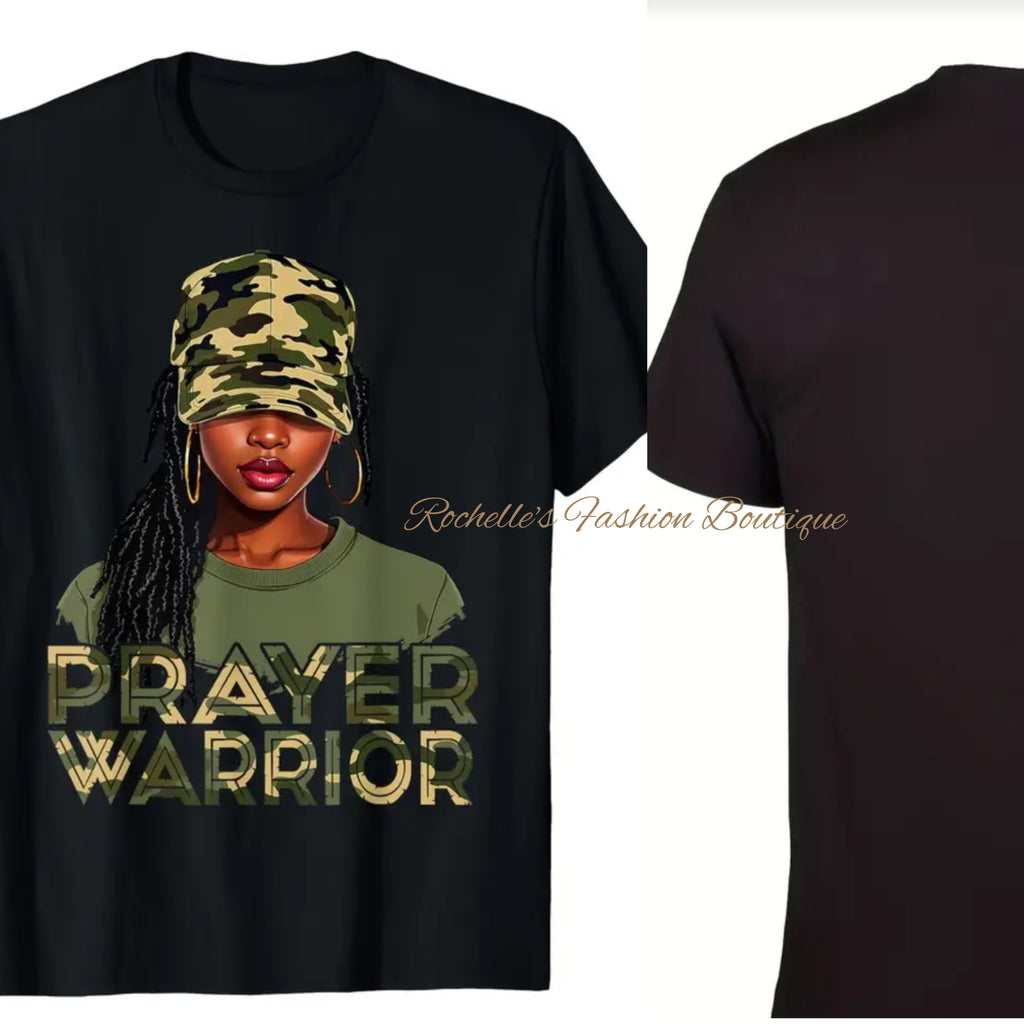 Prayer Warrior Camoflage T-Shirt