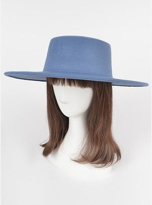 Lite Blue Fedora Hat