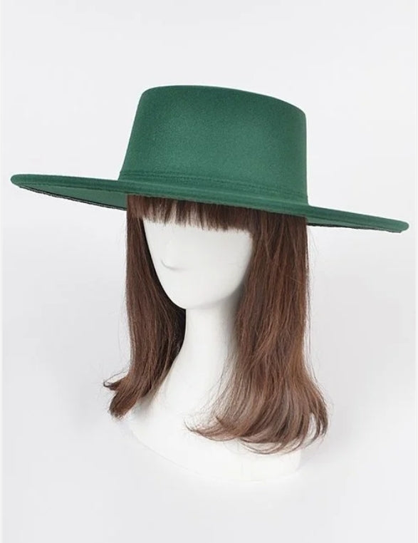 Green Fedora Hat