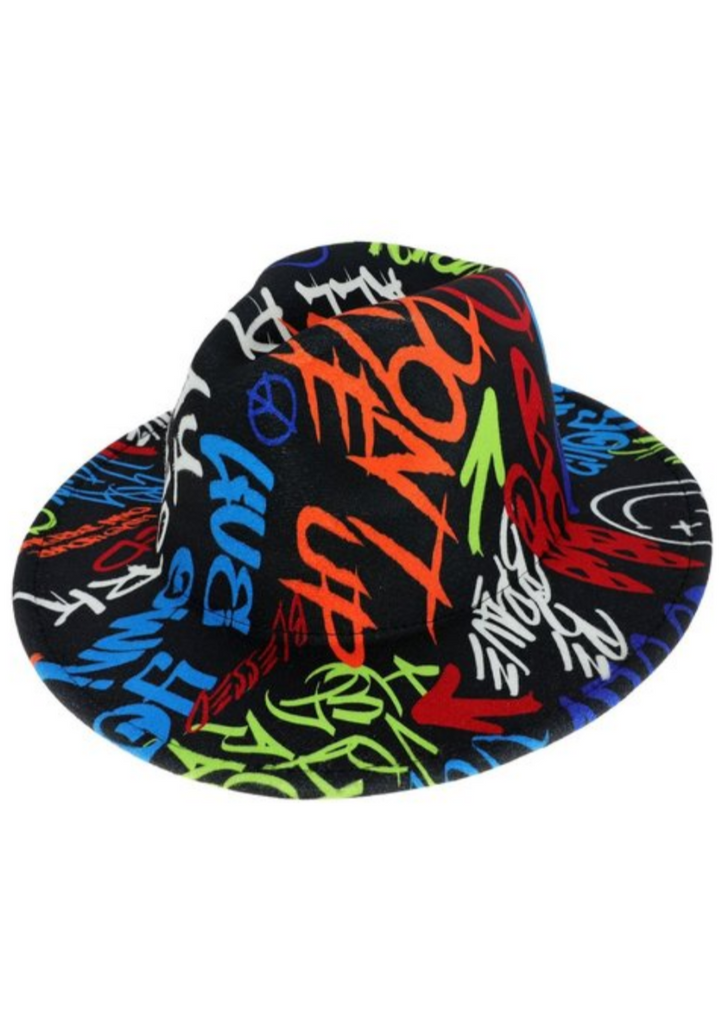 Graffiti Fedora Hat